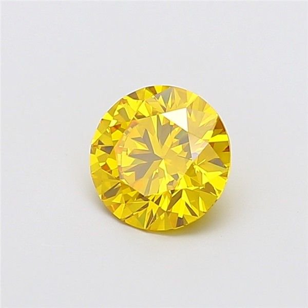 1.43 Ct. Fancy Vivid Yellow Round Lab Diamond