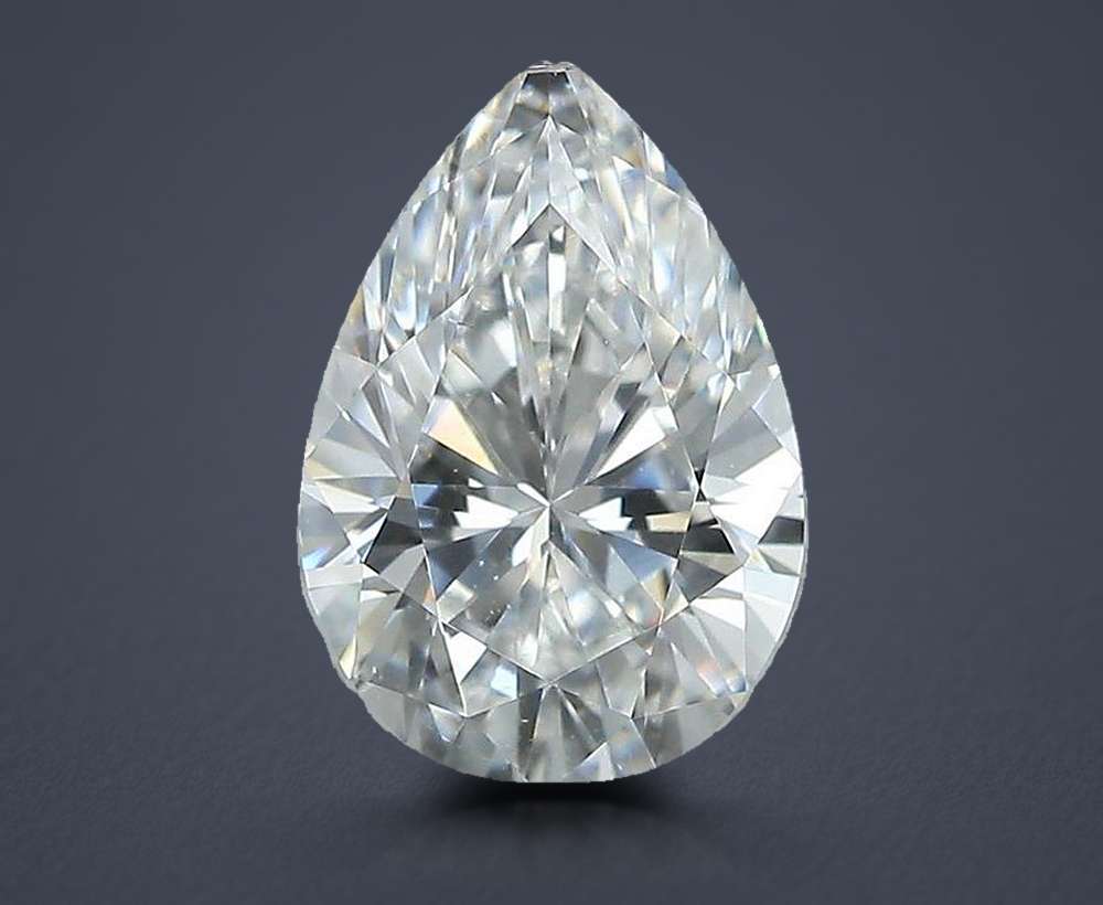 0.81 Carat Pear Natural Diamond