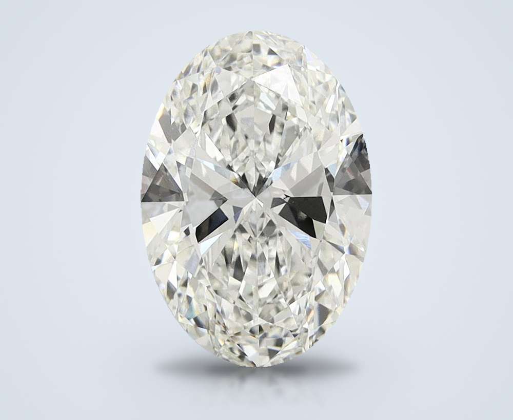 7.58 Carat Oval Lab Diamond