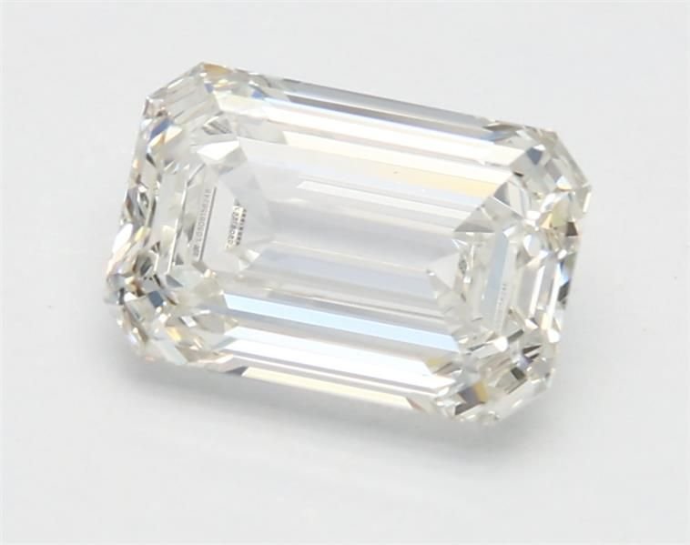 1.06ct H VVS2 Rare Carat Ideal Cut Emerald Lab Grown Diamond