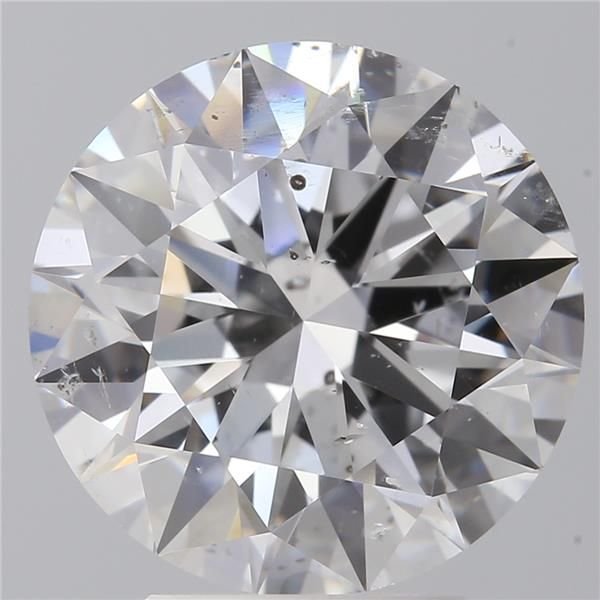 3.02ct D SI2 Rare Carat Ideal Cut Round Diamond