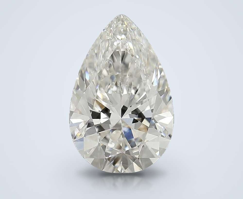 4.09 Carat Pear Lab Diamond