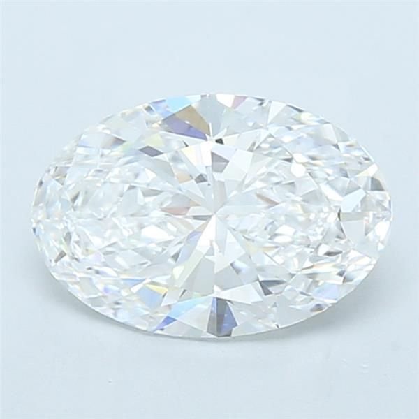 2.56ct D VVS2 Rare Carat Ideal Cut Oval Lab Grown Diamond