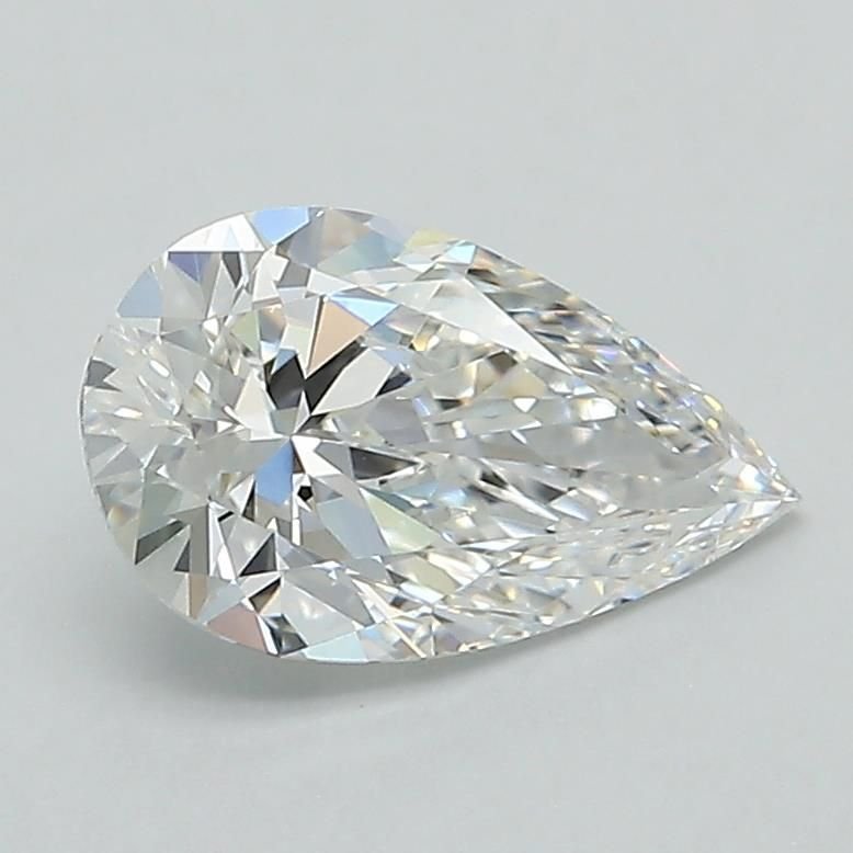 1.14ct E VS1 Rare Carat Ideal Cut Pear Lab Grown Diamond