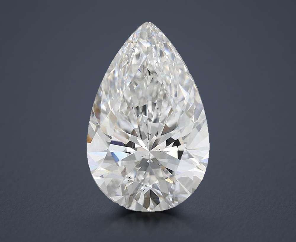 3.46 Carat Pear Lab Diamond