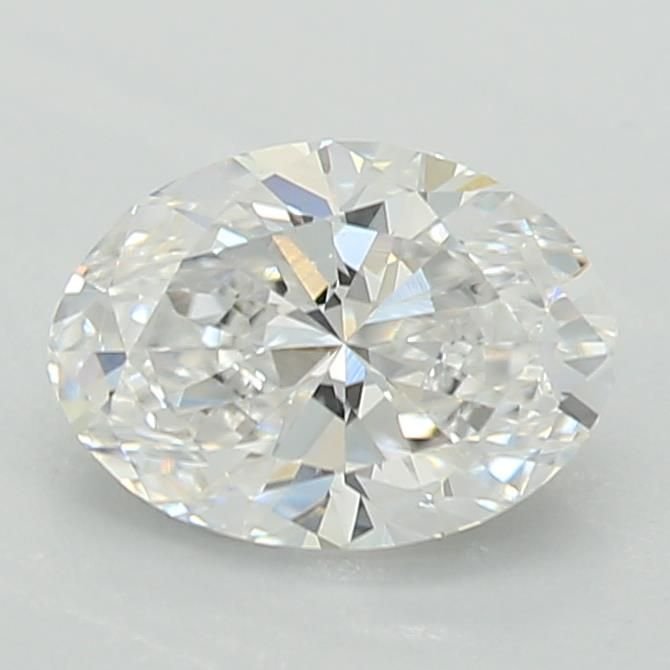 0.52ct D VVS2 Very Good Cut Oval Lab Grown Diamond