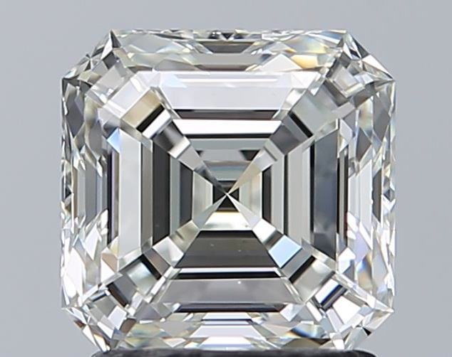 1.71ct J VS1 Rare Carat Ideal Cut Asscher Diamond