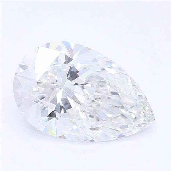 0.63ct E VVS2 Rare Carat Ideal Cut Pear Lab Grown Diamond