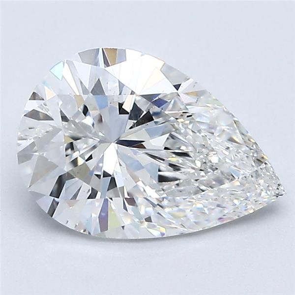 1.77ct F SI1 Rare Carat Ideal Cut Pear Diamond