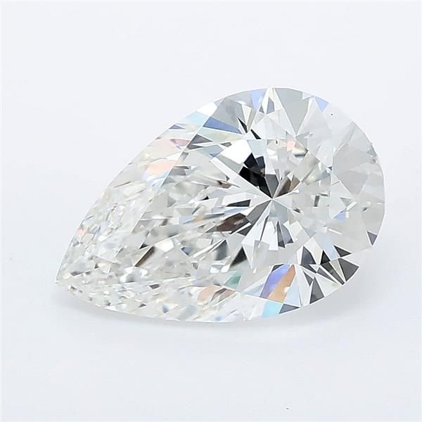 2.07ct E VS1 Rare Carat Ideal Cut Pear Lab Grown Diamond