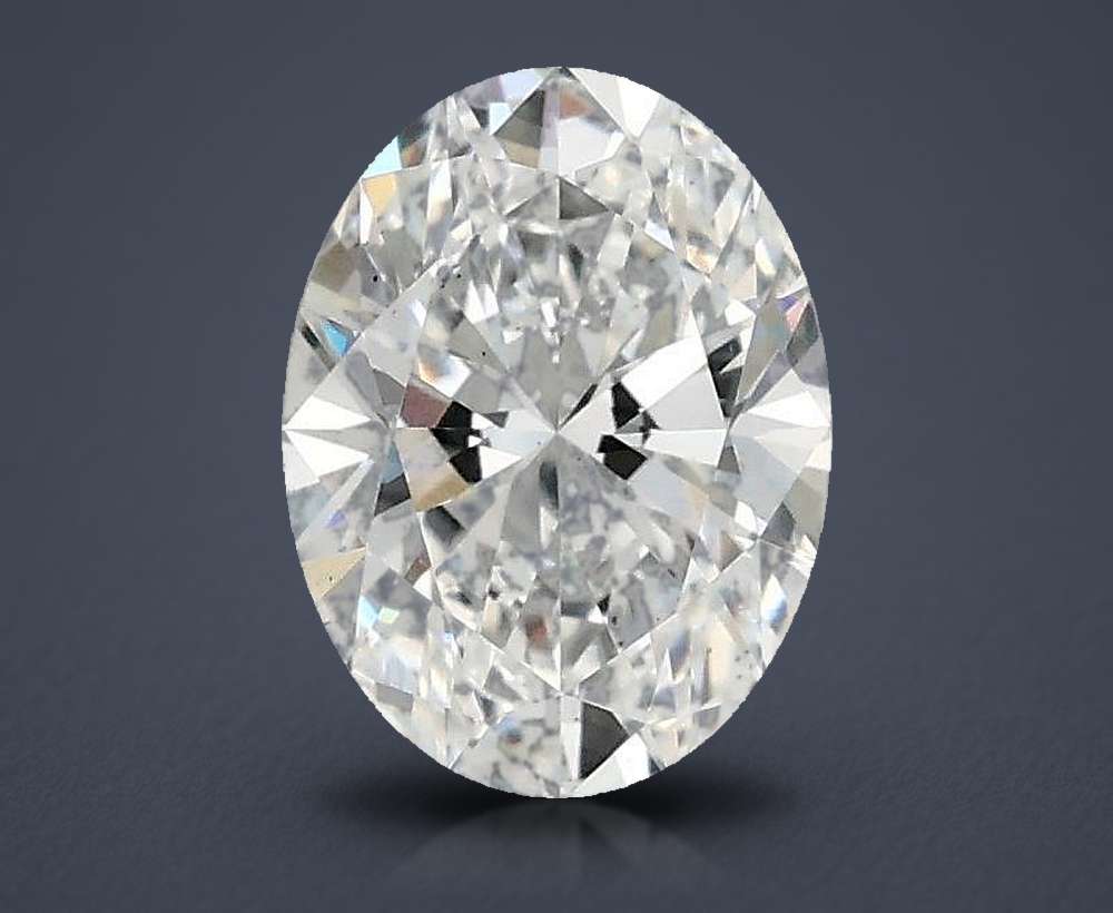 1.00 Carat Oval Lab Diamond