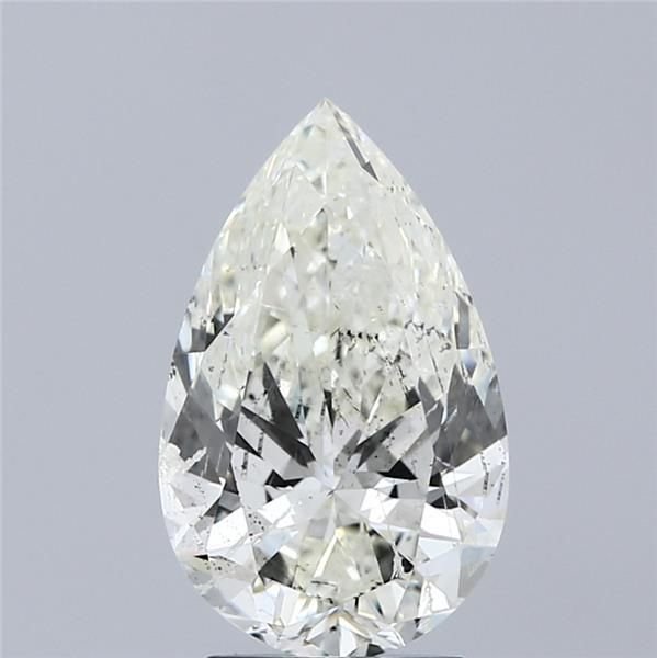 2.50ct I SI2 Rare Carat Ideal Cut Pear Diamond