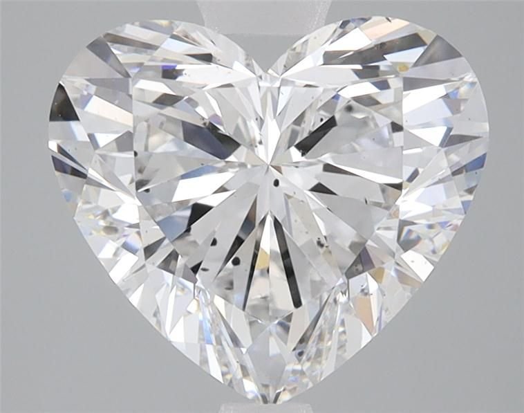 3.22ct E SI1 Rare Carat Ideal Cut Heart Lab Grown Diamond