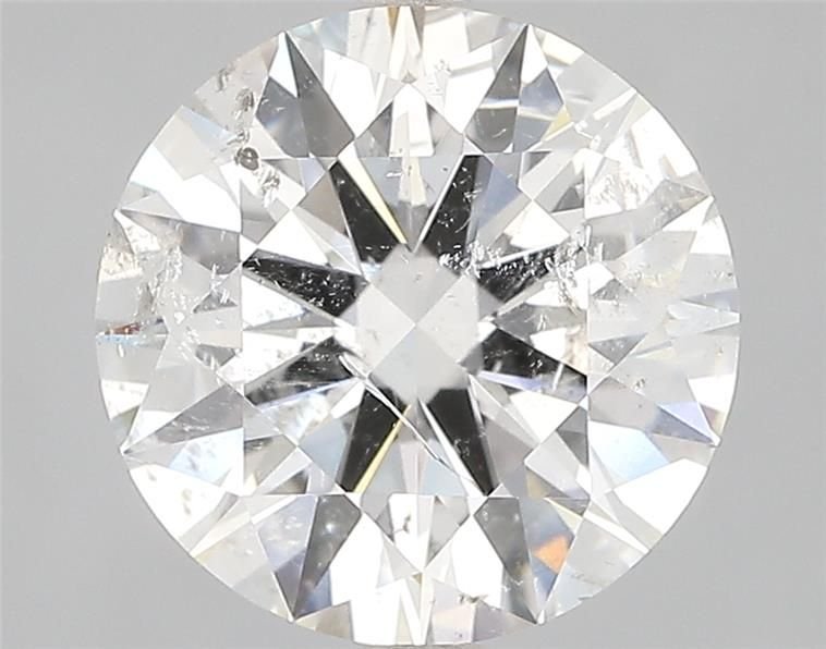 3.03ct G SI2 Rare Carat Ideal Cut Round Diamond