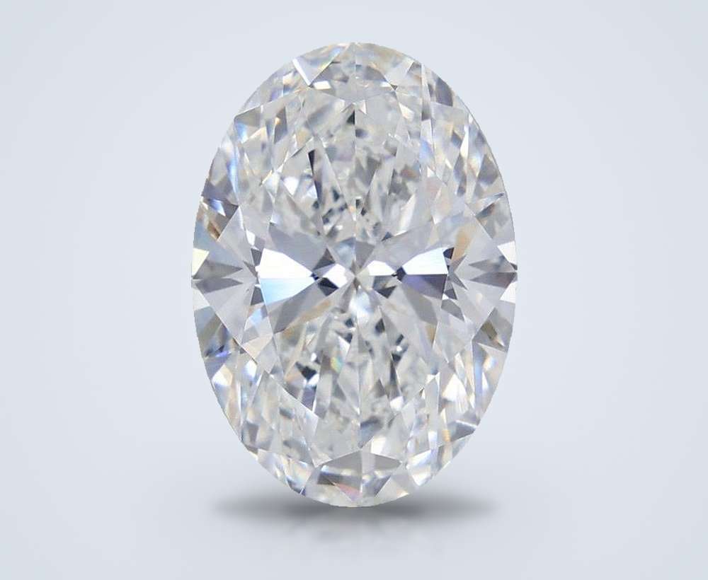 5.80 Carat Oval Lab Diamond