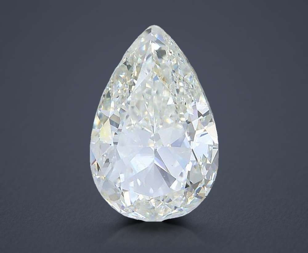 5.02 Carat Pear Natural Diamond