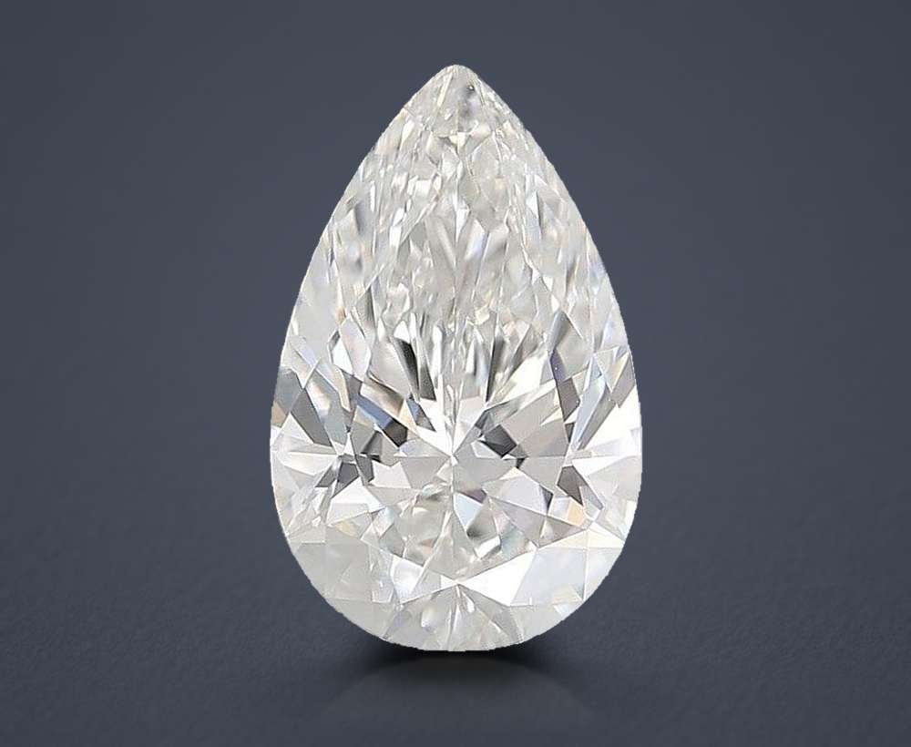 7.41 Carat Pear Lab Diamond