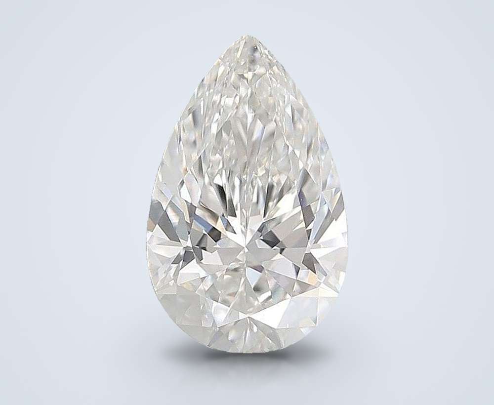 7.41 Carat Pear Lab Diamond