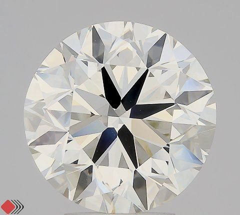 5.12ct I VVS1 Very Good Cut Round Diamond