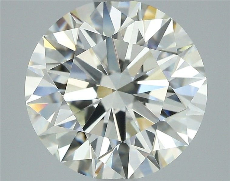 2.74ct K VVS1 Rare Carat Ideal Cut Round Diamond