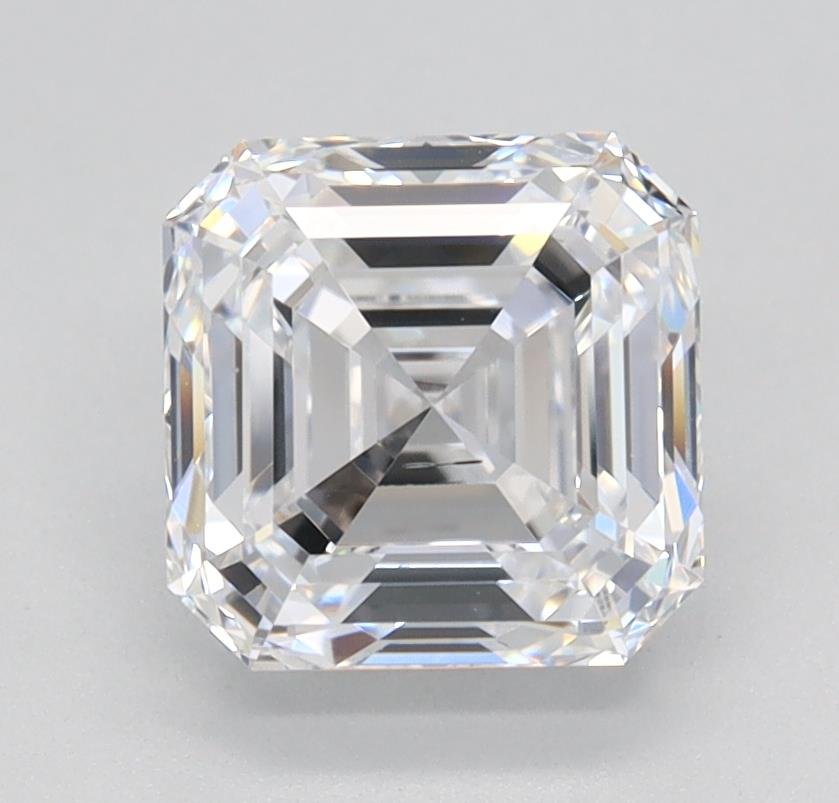 1.53ct D SI1 Rare Carat Ideal Cut Asscher Lab Grown Diamond