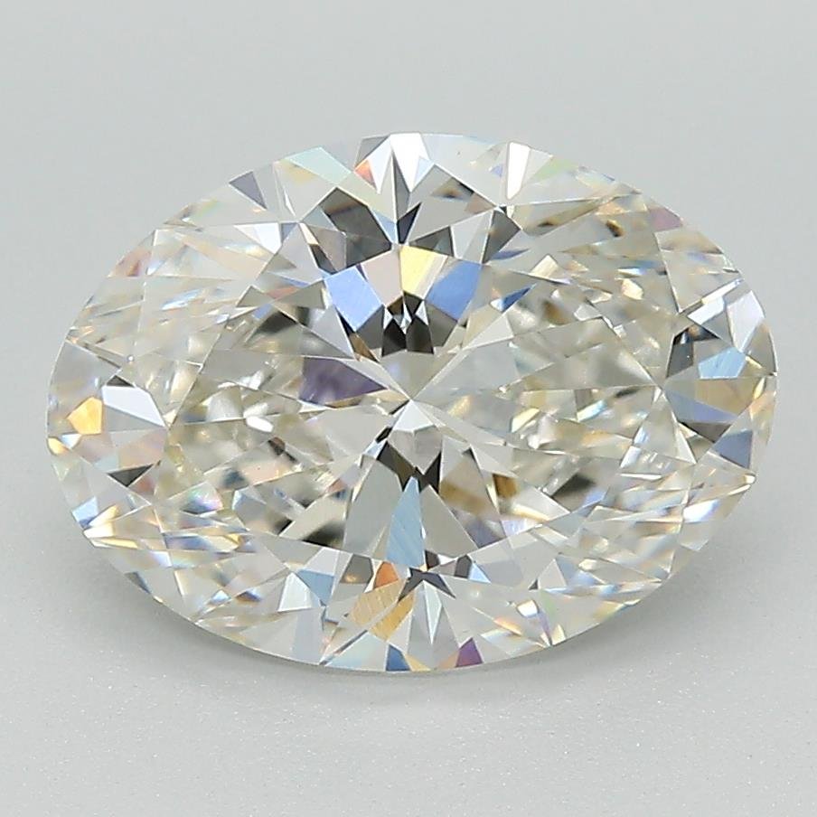 3.02ct I VS2 Rare Carat Ideal Cut Oval Lab Grown Diamond