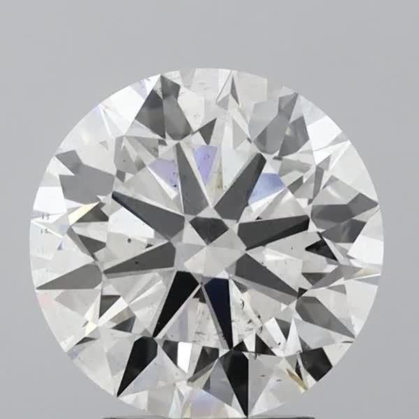 3.45ct G SI1 Excellent Cut Round Lab Grown Diamond