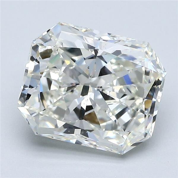 3.01ct J SI1 Very Good Cut Radiant Diamond