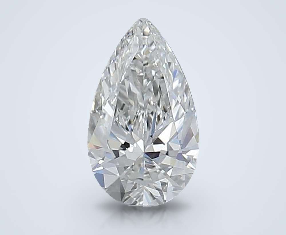 0.41 Carat Pear Natural Diamond