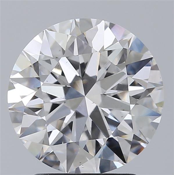 2.26ct D VS2 Rare Carat Ideal Cut Round Lab Grown Diamond