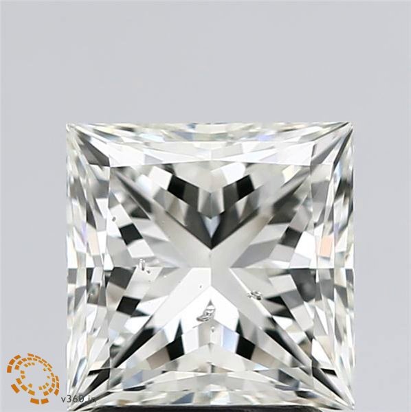 2.02ct H SI1 Very Good Cut Princess Diamond