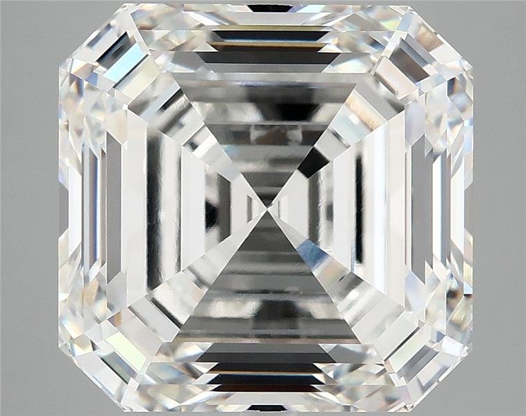 10.10ct F VVS2 Rare Carat Ideal Cut Asscher Lab Grown Diamond