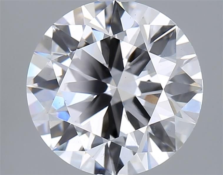 2.52ct D VS2 Rare Carat Ideal Cut Round Lab Grown Diamond