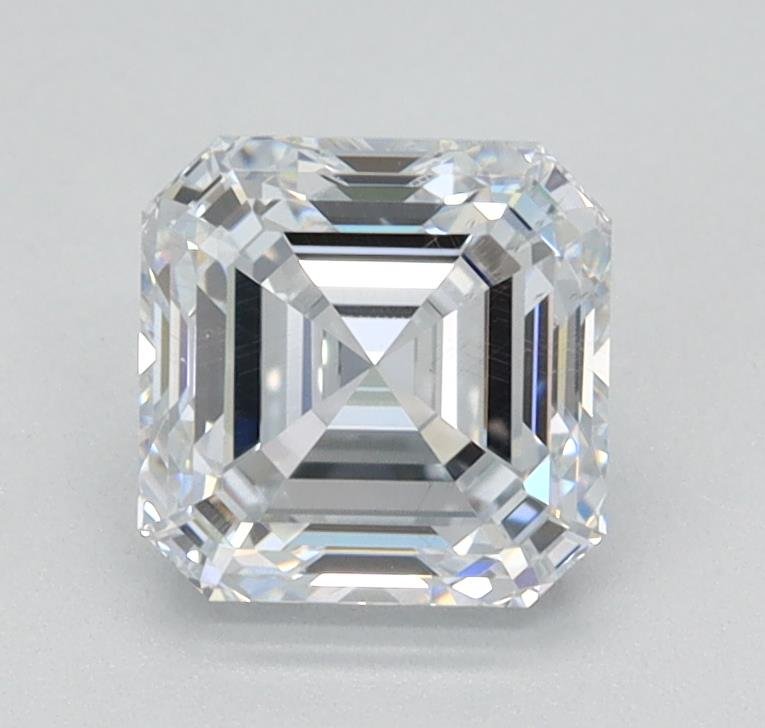 1.04ct F VS2 Rare Carat Ideal Cut Asscher Lab Grown Diamond