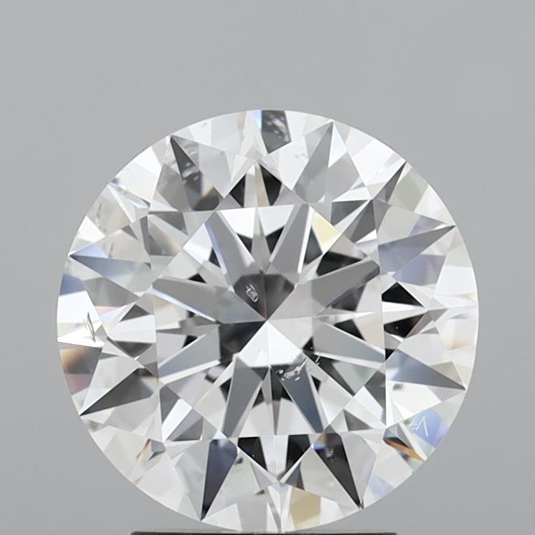 3.07ct D SI1 Rare Carat Ideal Cut Round Lab Grown Diamond