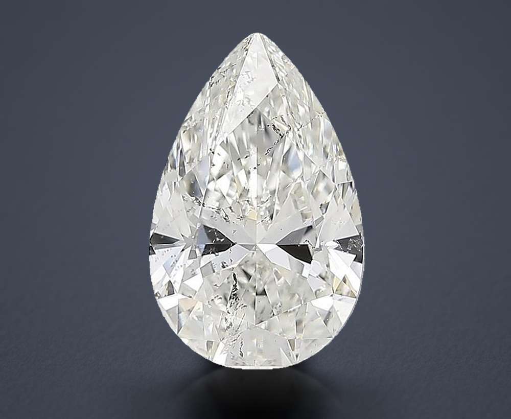 3.01 Carat Pear Natural Diamond