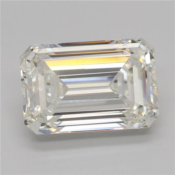 5.03ct G VS1 Rare Carat Ideal Cut Emerald Lab Grown Diamond