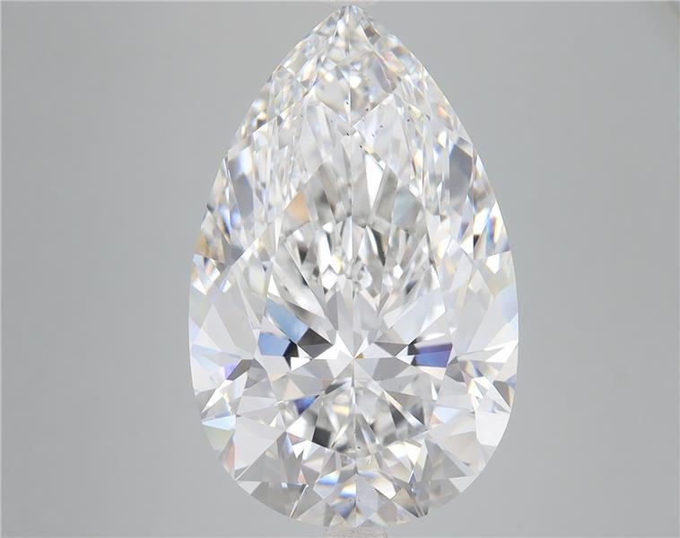 10.39ct F VS2 Rare Carat Ideal Cut Pear Lab Grown Diamond