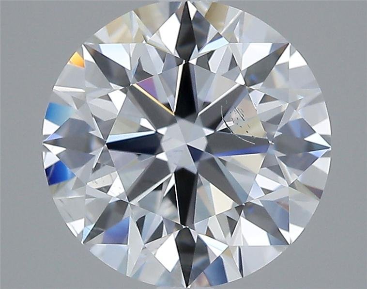 3.23ct E SI1 Rare Carat Ideal Cut Round Lab Grown Diamond