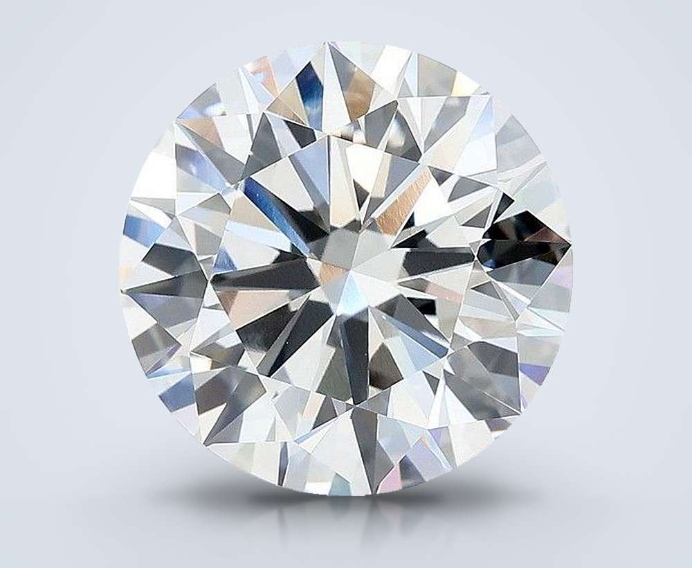 8.08 Carat Round Lab Diamond