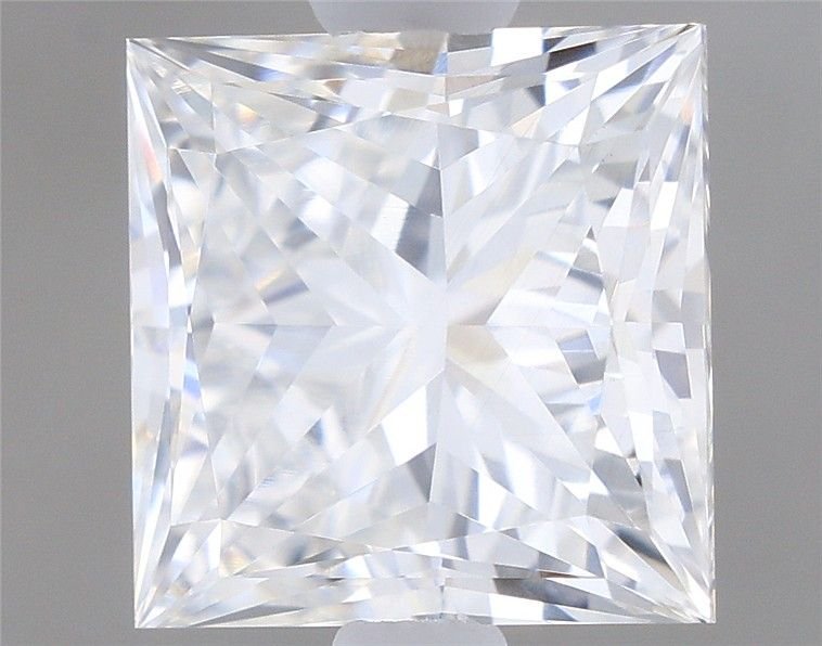 1.08ct F VVS2 Rare Carat Ideal Cut Princess Lab Grown Diamond