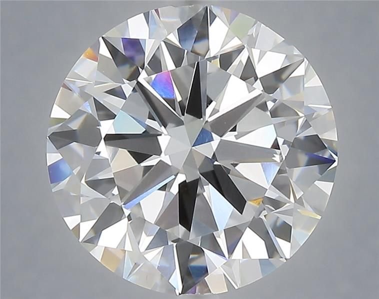 6.01 Carat Round Lab Diamond