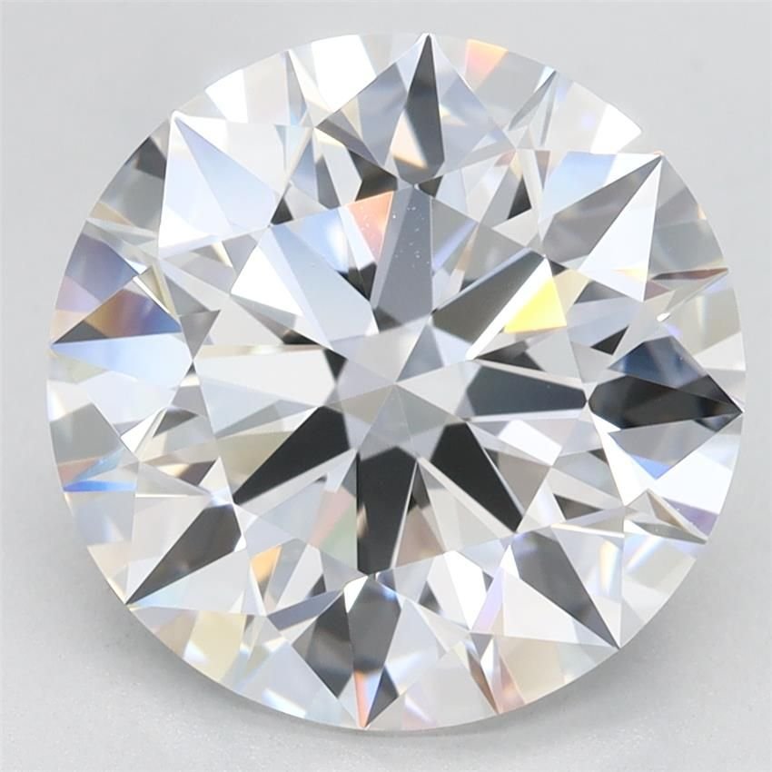 4.13ct D IF Rare Carat Ideal Cut Round Lab Grown Diamond