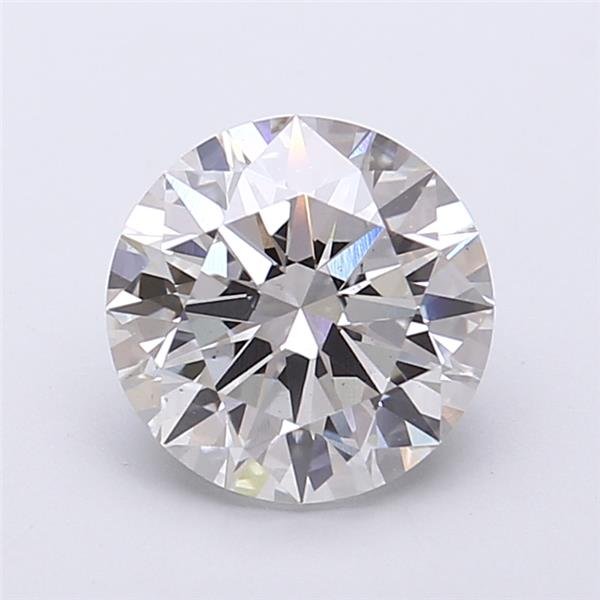 2.01ct F VS2 Excellent Cut Round Lab Grown Diamond