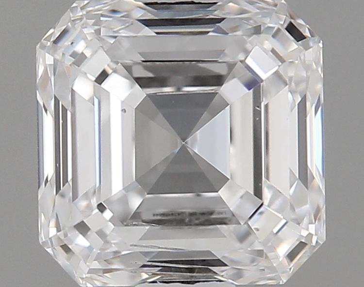 1.02ct D SI2 Rare Carat Ideal Cut Asscher Lab Grown Diamond