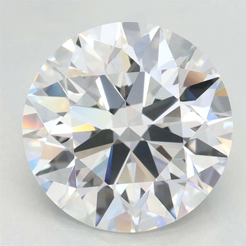 2.72ct D VVS1 Rare Carat Ideal Cut Round Lab Grown Diamond