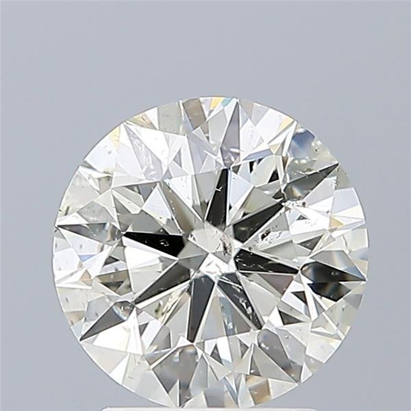 2.03ct I SI2 Rare Carat Ideal Cut Round Diamond