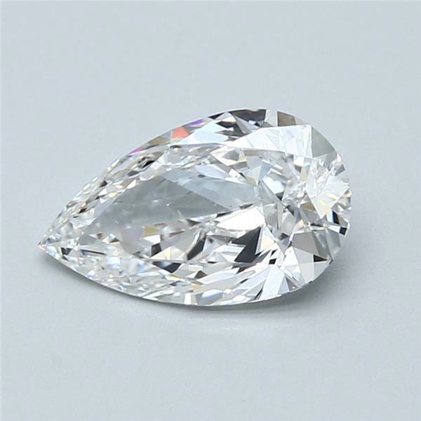 1.51ct E VS2 Rare Carat Ideal Cut Pear Diamond