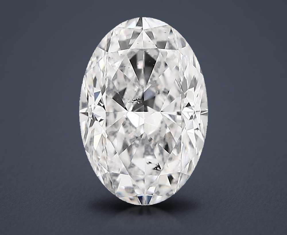3.81 Carat Oval Natural Diamond