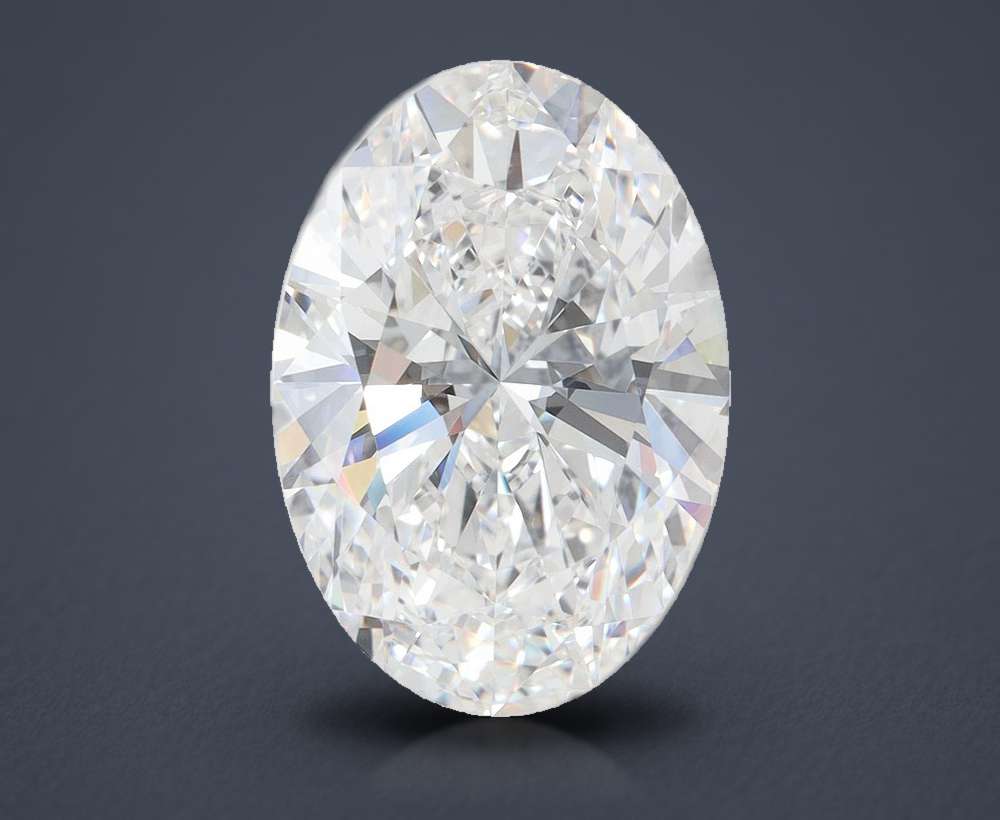 7.04 Carat Oval Lab Diamond
